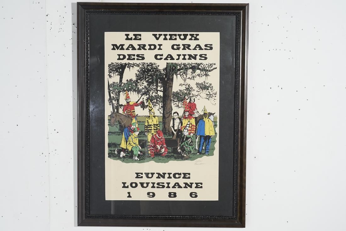 1986 Mardi Gras Poster by Thomas Boone (1 of 9)