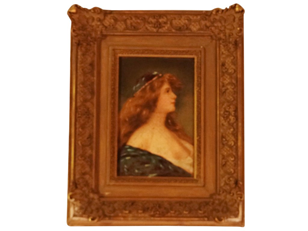 Henner, J.J. (Fr. 1829 -1905) "Red Haired Beauty" (1 of 6)