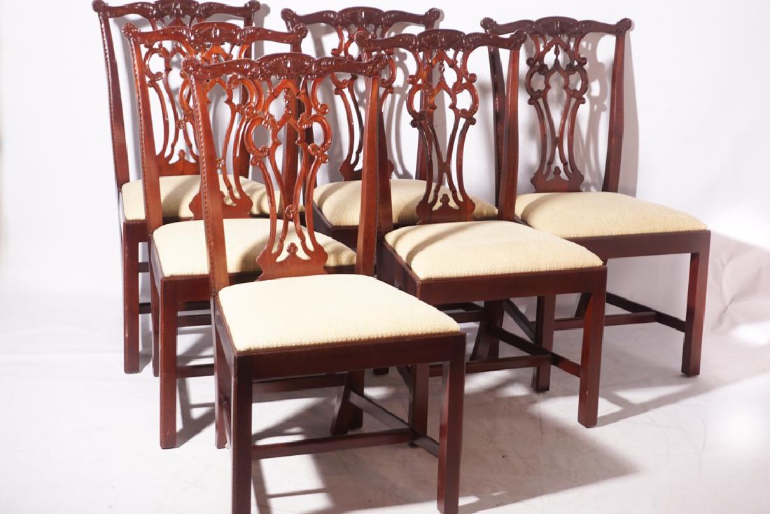 Set of Six HICKORY CHAIR  Dining or Side Chairs (1 of 9)
