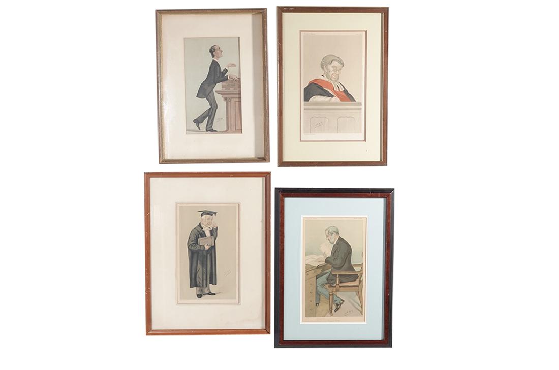Set of Four (4) VANITY FAIR Prints by SPY (1 of 13)