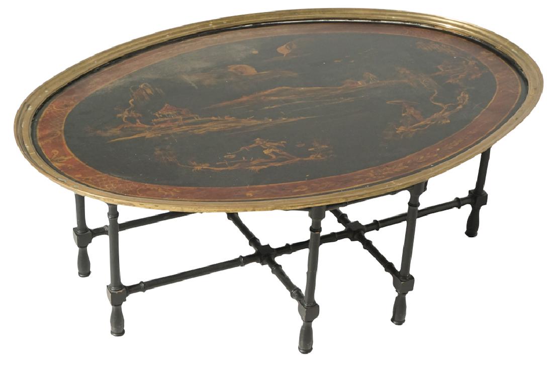 Designer Chinoiserie Tole Table (1 of 10)
