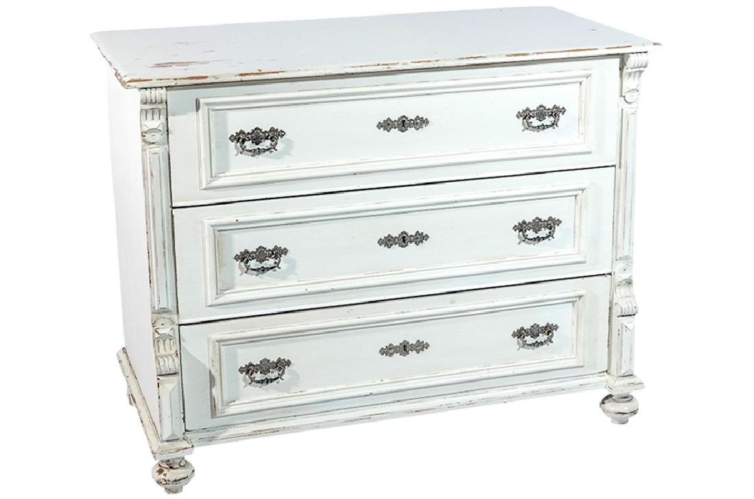 Victorian Style White Painted Commode (1 of 12)