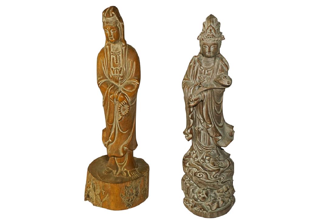 Two (2) Chinese Figures of Guan Yin (1 of 15)