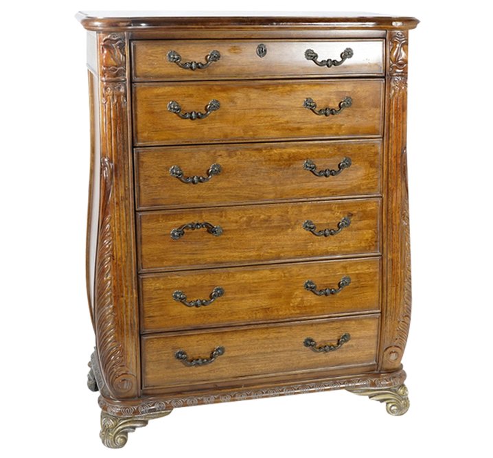 French "Belle Epoch" Style Chest Of Drawers (1 of 8)