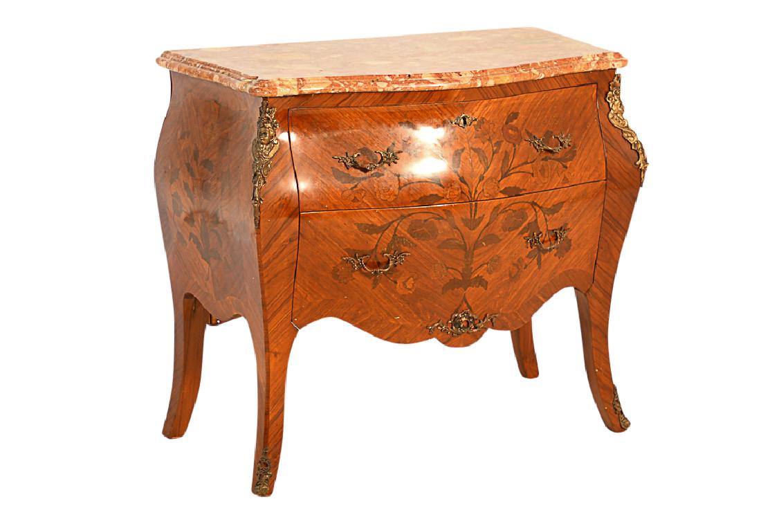 Louis XV Style Bombe Commode (1 of 10)