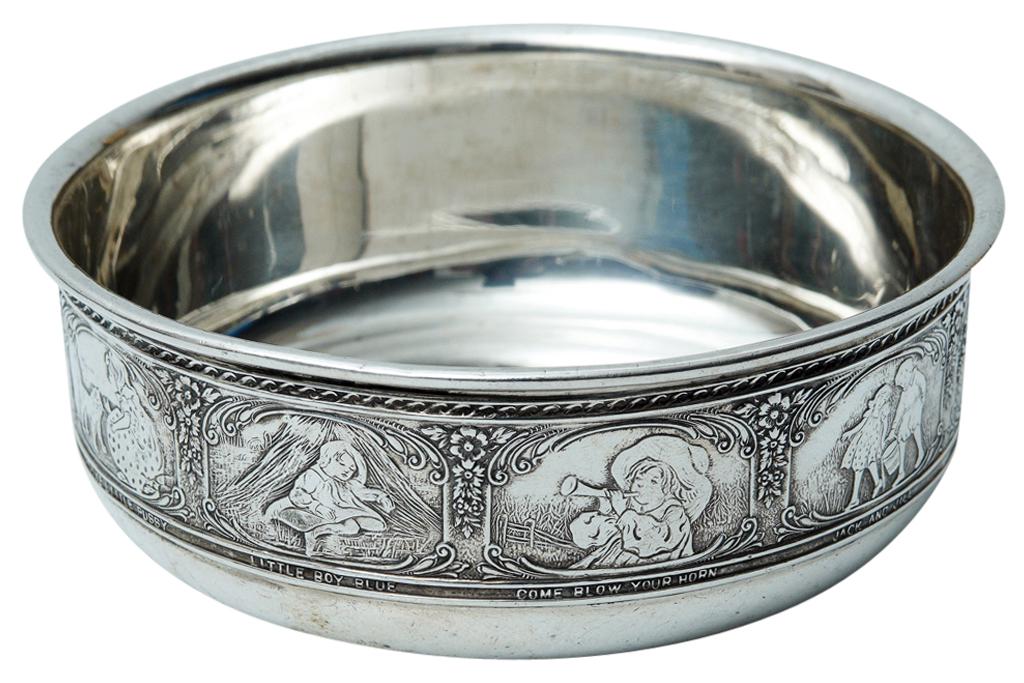 International Sterling silver Children's Bowl (1 of 7)