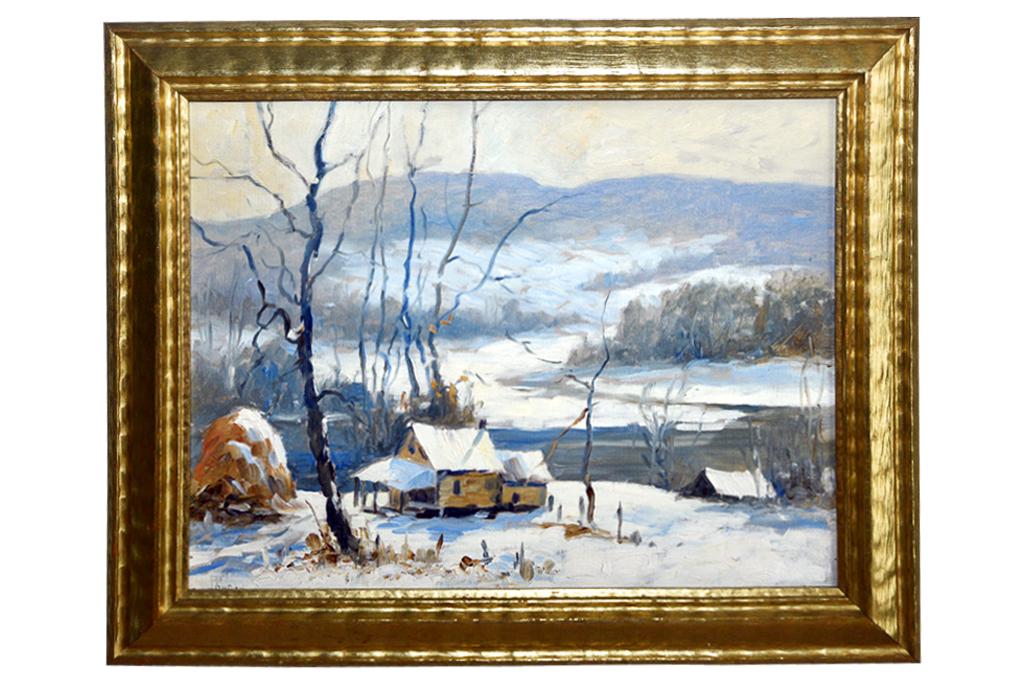 Robert Jordan American(1925-1993) Winter Landscape (1 of 8)