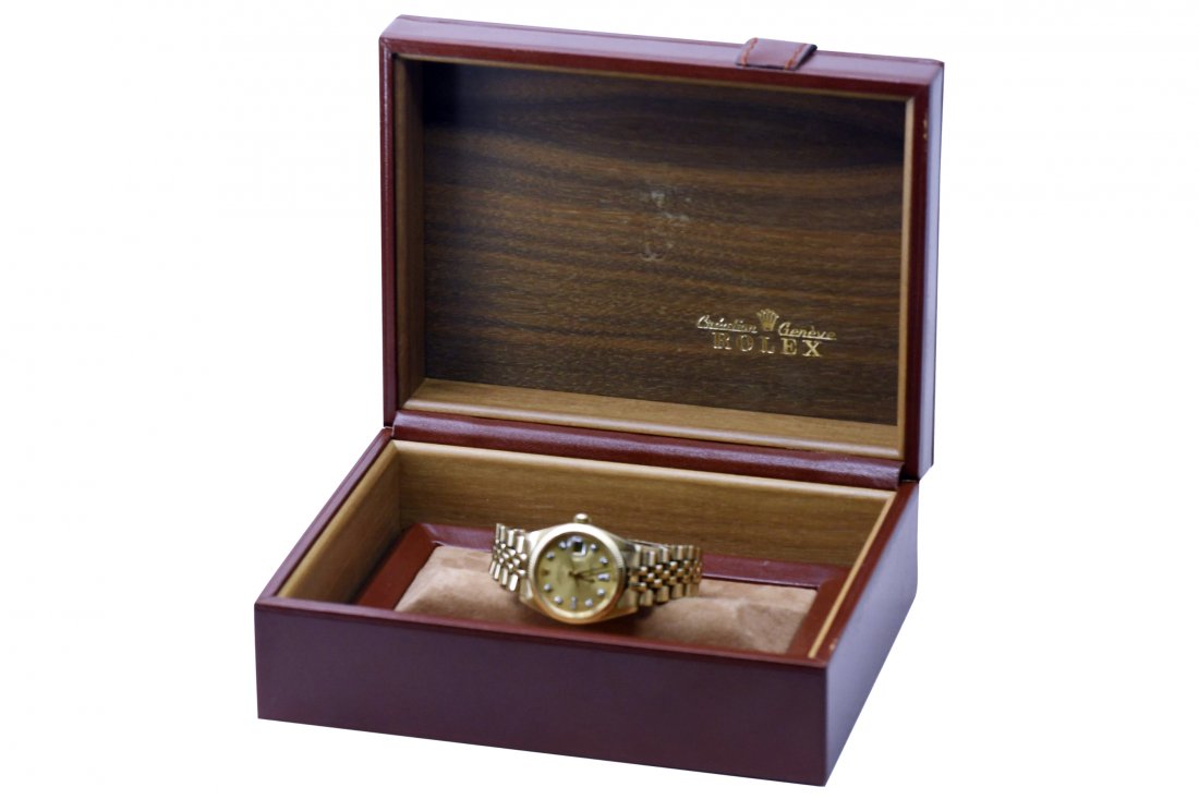 Rolex Gold Oyster Perpetual Datejust Wristwatch (1 of 16)