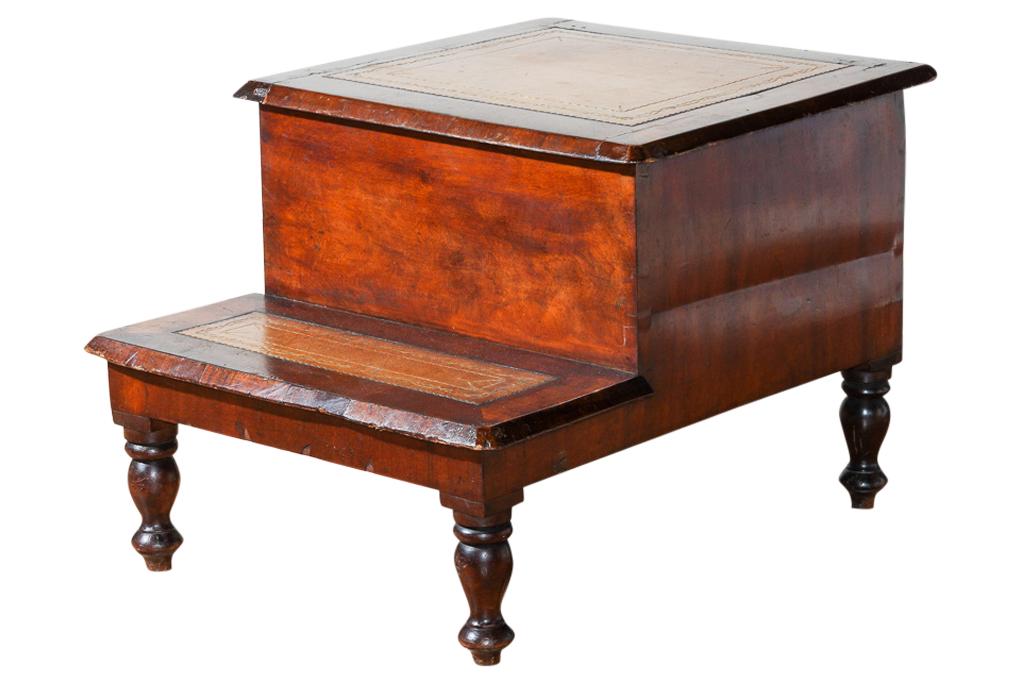 Vintage Mahogany Step Stool (1 of 9)