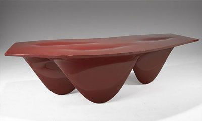 AQUA TABLE BY ZAHA HADID: 2005 debuted the iconic "Aqua Table" has been the most sought after design. Established & Sons launched a limited production run of 39 (RED PROJECT) Aqua Tables signed by world famous architect Zaha H