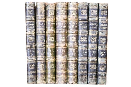 BHA653 Eight Volumes "Botanic Garden" by B. Maunds F.L.S.
