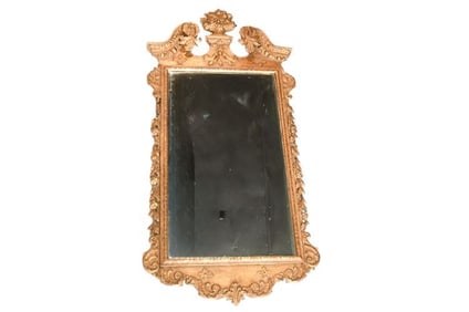 BHA636 Antique Carved and Gilt Wood French Mirror 19th century
