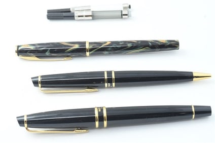 SCR008 Group of Three (3) Ballpoint Pens with Two (2) Cartridges