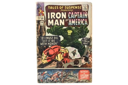 BHA704 Tales of Suspense #69 Comic Book 'Iron Man and Captain America', Golden Age, Vintage