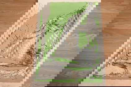 GXG297 Salvador Dali. Colored  Litho Titled: from the suite ‘Les Songes Drolatique de