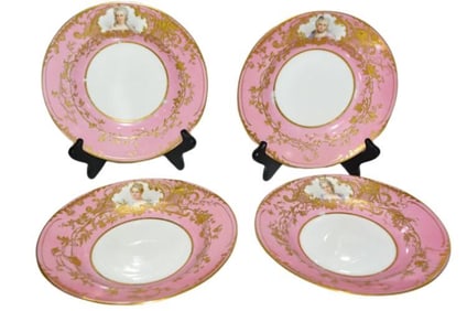 BHA618 Set of Four (4) Serves Dinner Bowls for American Market