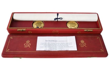 BHA651 Rare Vintage Royal Warrant