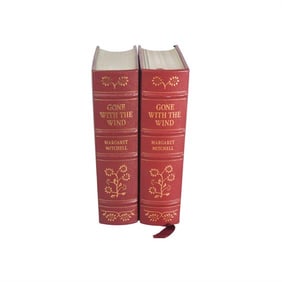 BHA812 Two (2) Copies "Gone with the Wind" By Margaret Mitchell Hardcover Books