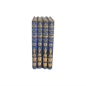 BHA829 Four (4) The Right Hon Benjamin Disraeli, Earl of Beaconsfield, K.G. Books