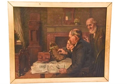 GXG212 Frank French American 1850-1933 Oil Canvas