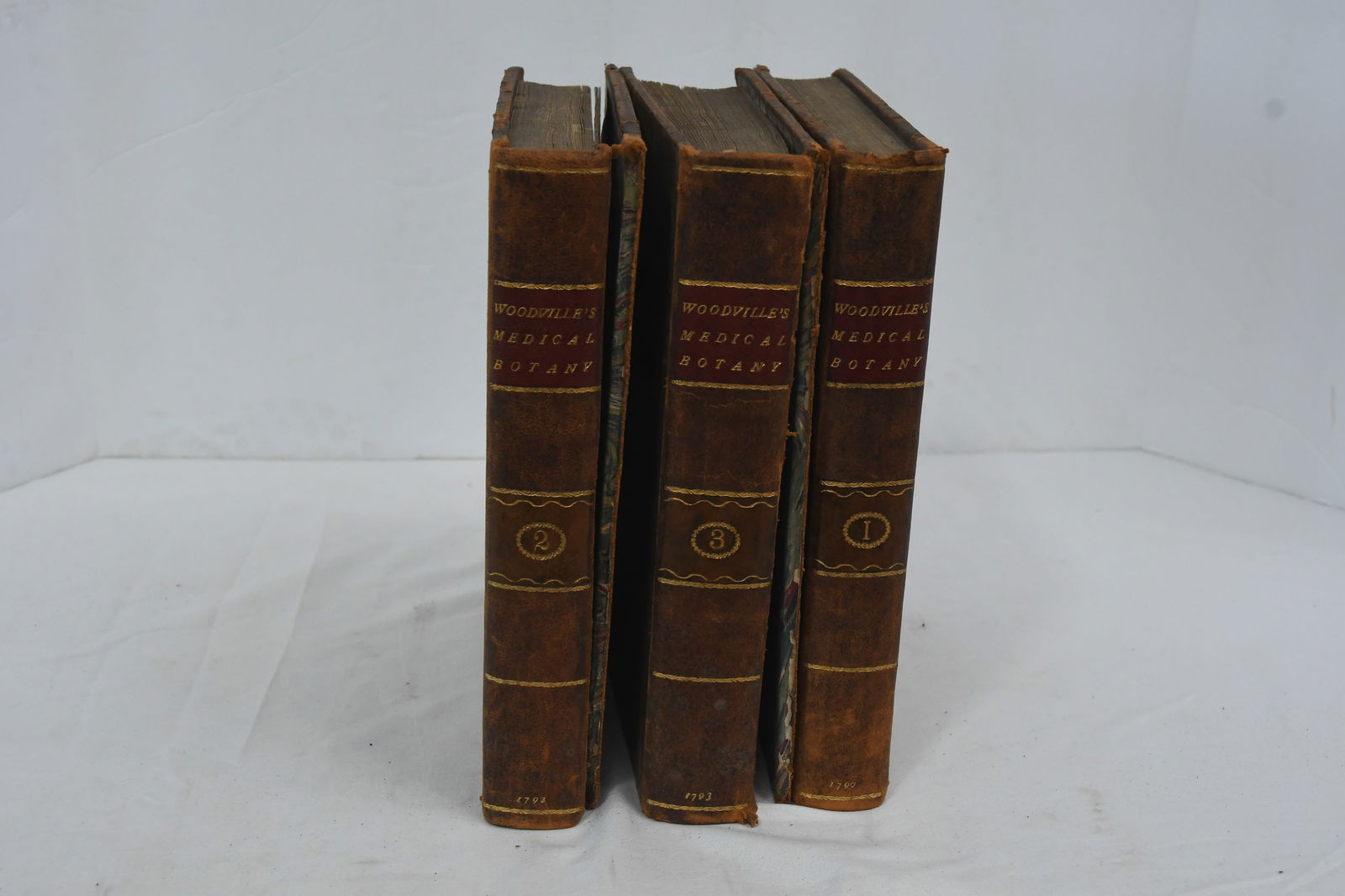 GXG223 THREE (3) Volumes Woodville's  Medical Botany (1 of 11)