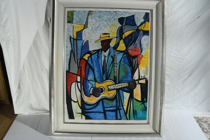 GXG227 William Tolliver Signed Print, Luther