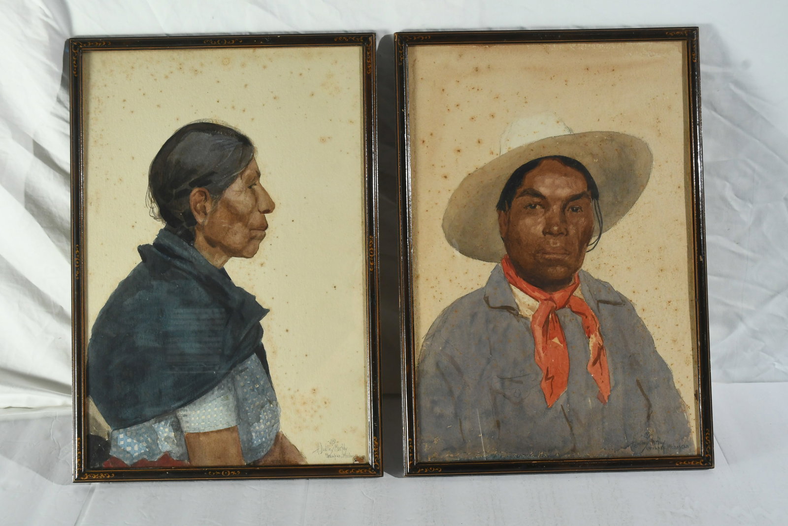 GXG234 Herman Dudley Murphy "A Tarascan Indian" (1867-1945) (1 of 13)