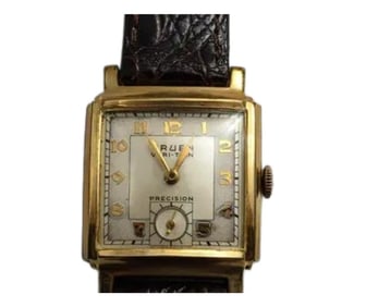 Gruen Mens Tank Watch