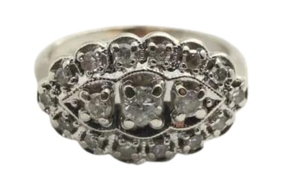 GXG279 Diamond Dinner Ring  aprox.  .70 carat total
