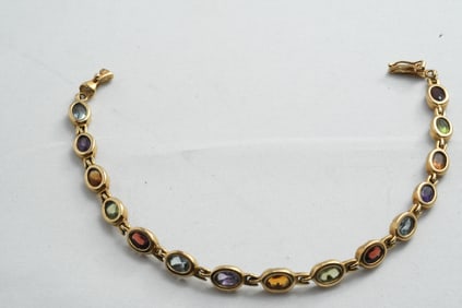 GXG284 14K Precious Stone Bracelet