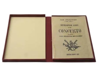GXG286 Concerto Cased, Signed with Notes and Diagram