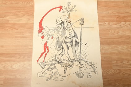 GCD181 Salvador Dali Color Les Songes Drolatiques de Pantagruel 1973