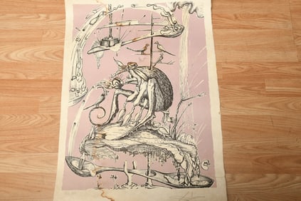 GDC183 Salvador Dali Color Litho Les songes drolatiques de Pantagruel