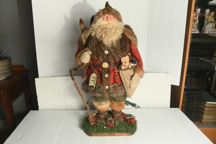 GXG292 Brian Kidwell Hand Made Large Santa Figure