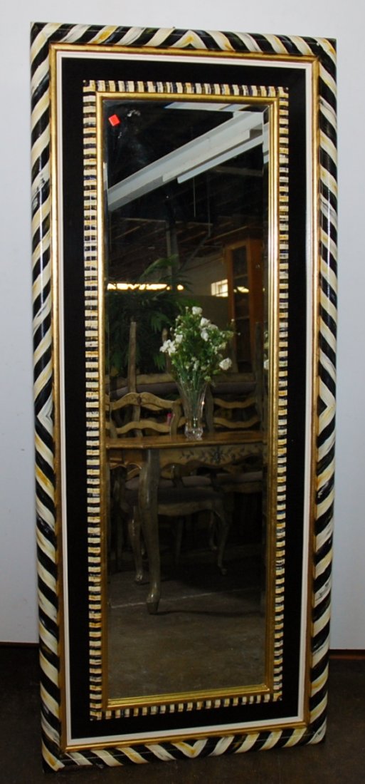 MACKENZIE-CHILDS MIRROR: 72"H X 30"W