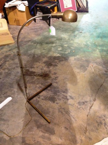 HANSON BRASS FLOOR LAMP: HANSON BRASS FLOOR LAMP