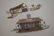 PAIR CURTIS JERE METAL SCULPTURES