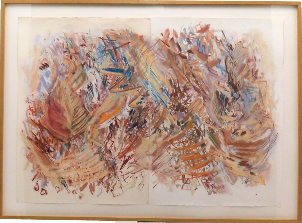 RAUSCHENBERG, ROBERT (1925-2008, American): A large framed colored poster. Titled: "ACE, Venice - USA". Mounted in a acrylic frame. Measures: 72" H x 51½" W. PROVENANCE: An extensive collection of artwork from a prominent northeast American co