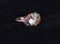 Art Deco 14K Rose Gold Ruby & Diamond Ring