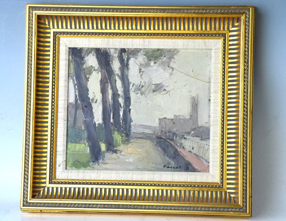 Oil on Board Abstract Landscape (1 of 7)