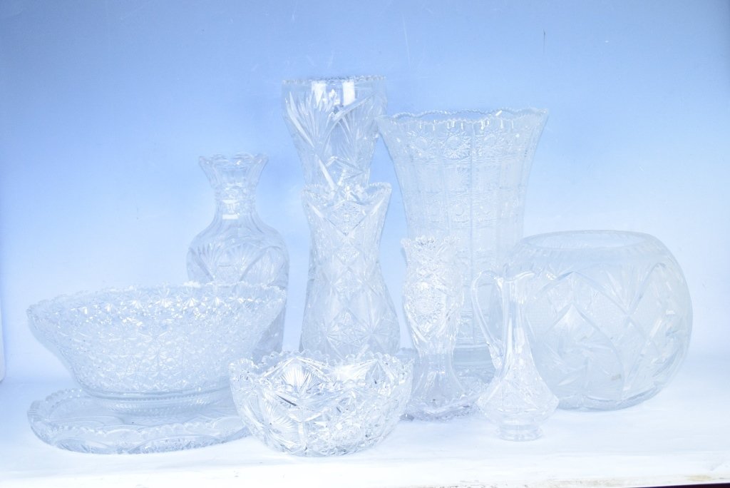 Group Lot Crystal and Cut Glass (1 of 5)