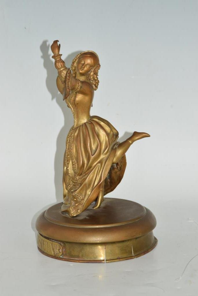 Bronze Statue Victorian Lady (1 of 8)