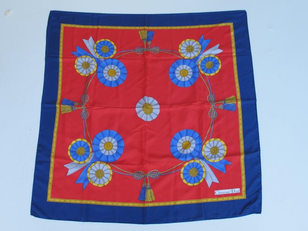 Christian Dior Silk Scarf (1 of 7)