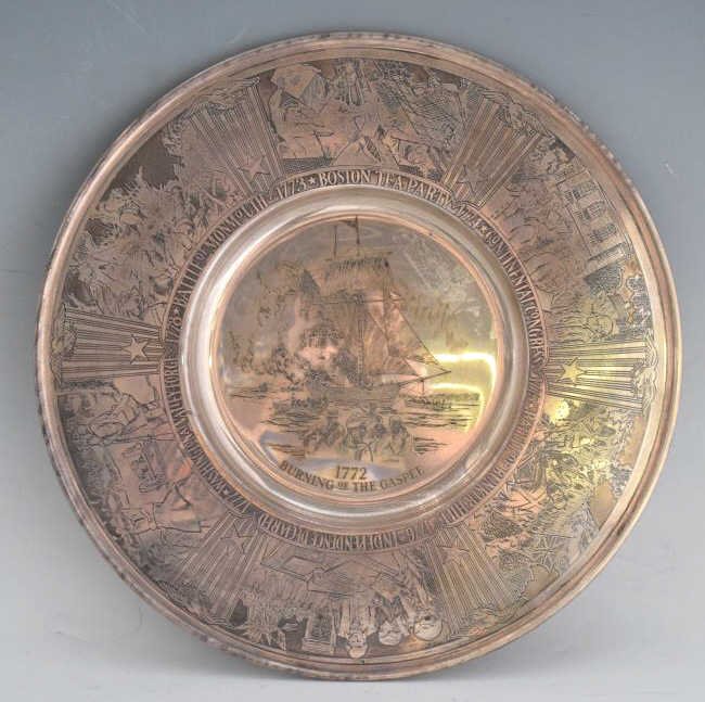 Gorham Bicentennial Commemorative Charger 1972 (1 of 4)