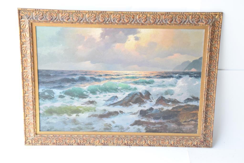 Alexander Dzigurski (American) Oil on Canvas (1 of 8)