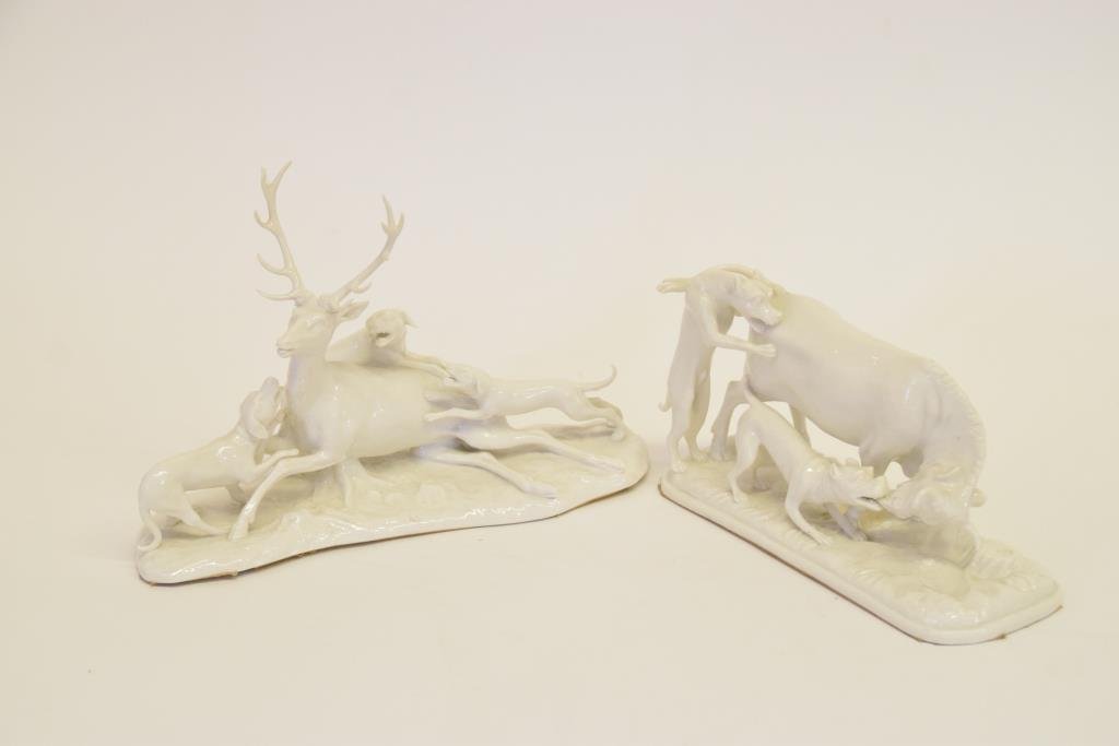 Two Nymphenburg Porcelain Figural Groups (1 of 10)