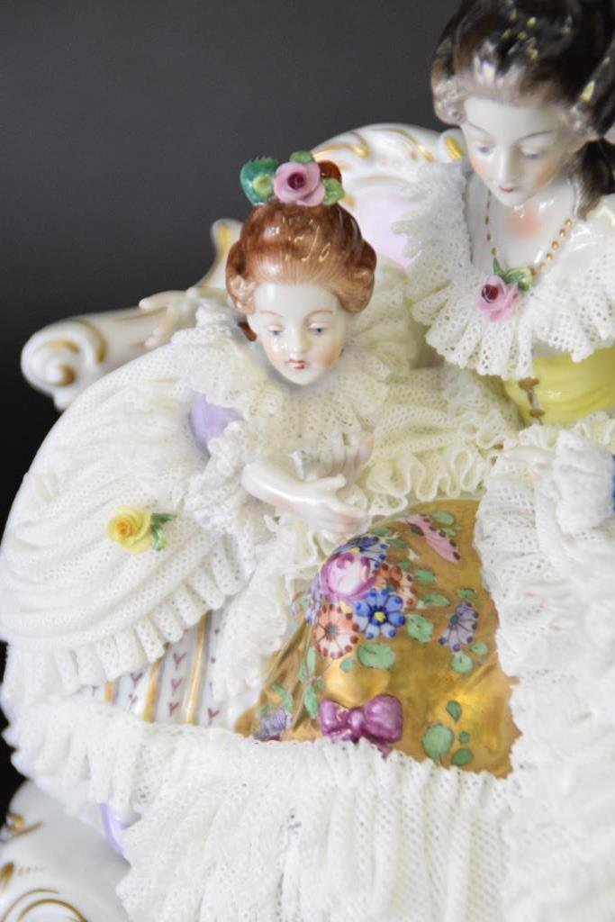 Dresden Porcelain Figurine Group (1 of 8)