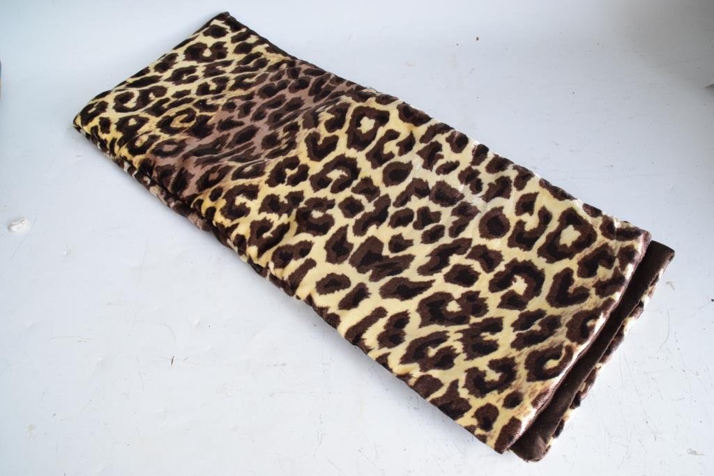 Dolce Gabbana Leopard Print Scarf (1 of 5)