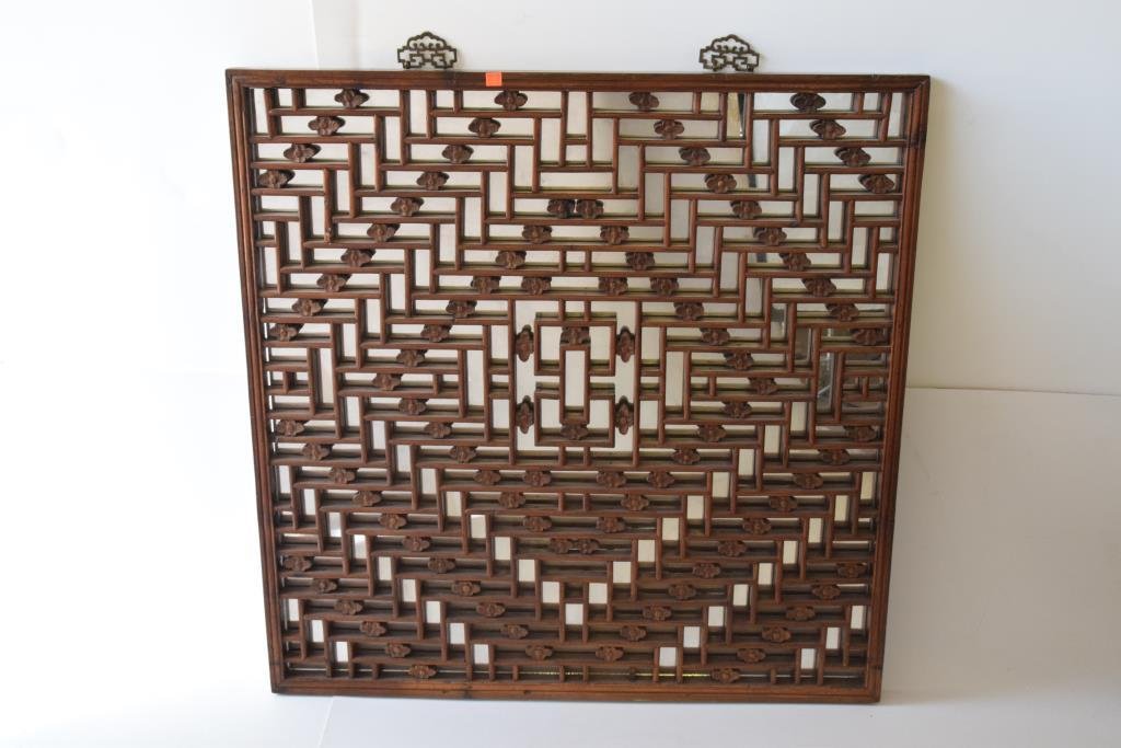 Oriental wooden mirror (1 of 7)