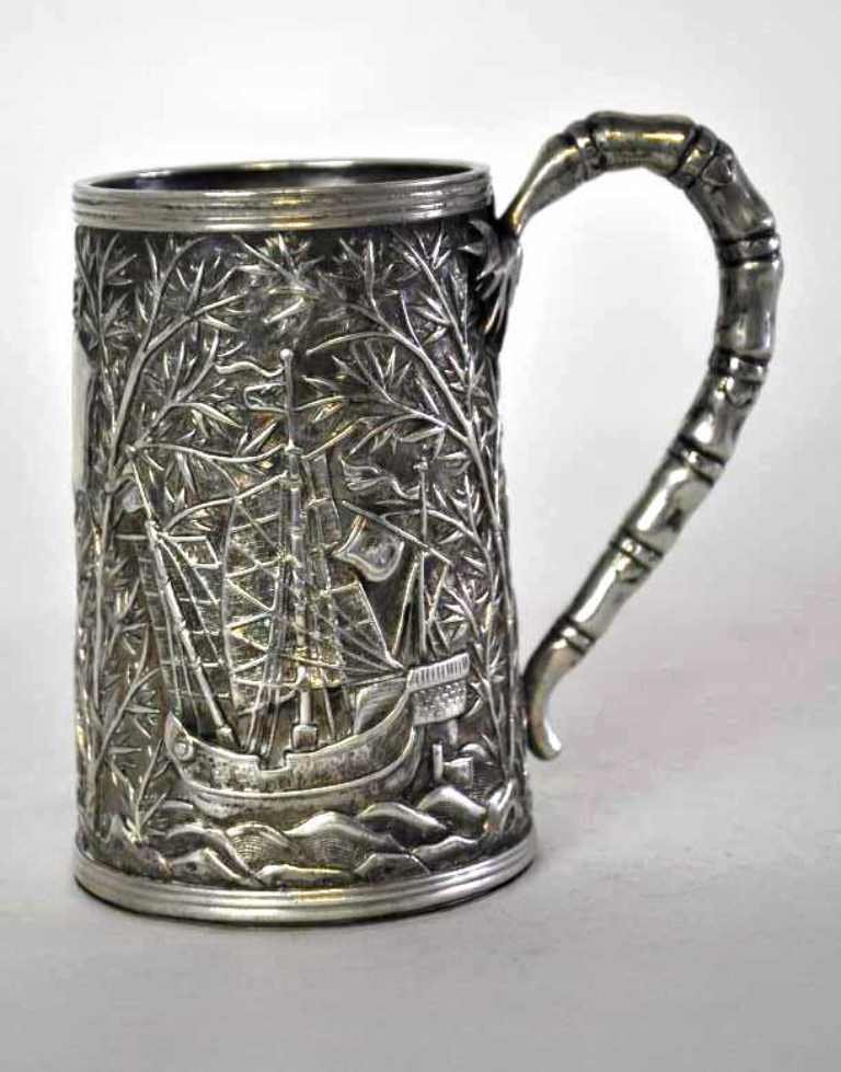 Fine Antique Chinese Silver Mug (1 of 9)